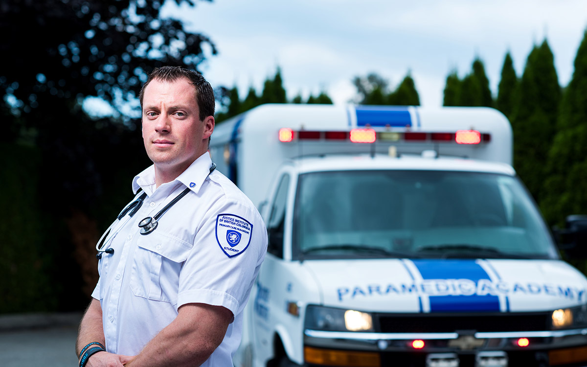Matt Anderson is keen to be able to use his JIBC paramedic training to serve his remote Central BC community. He also hopes to eventually train others to help provide a basic level of medical care for the town’s 800 residents.