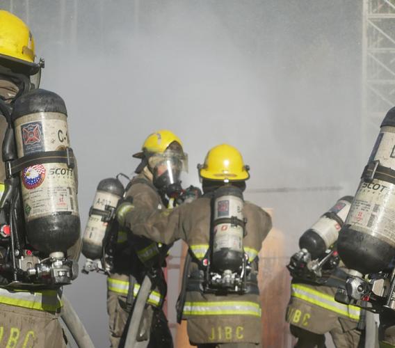 Thanks to a part-time firefighter training program at JIBC, Patrick Conley was able to pursue a career change while continuing his full-time job as a carpenter.